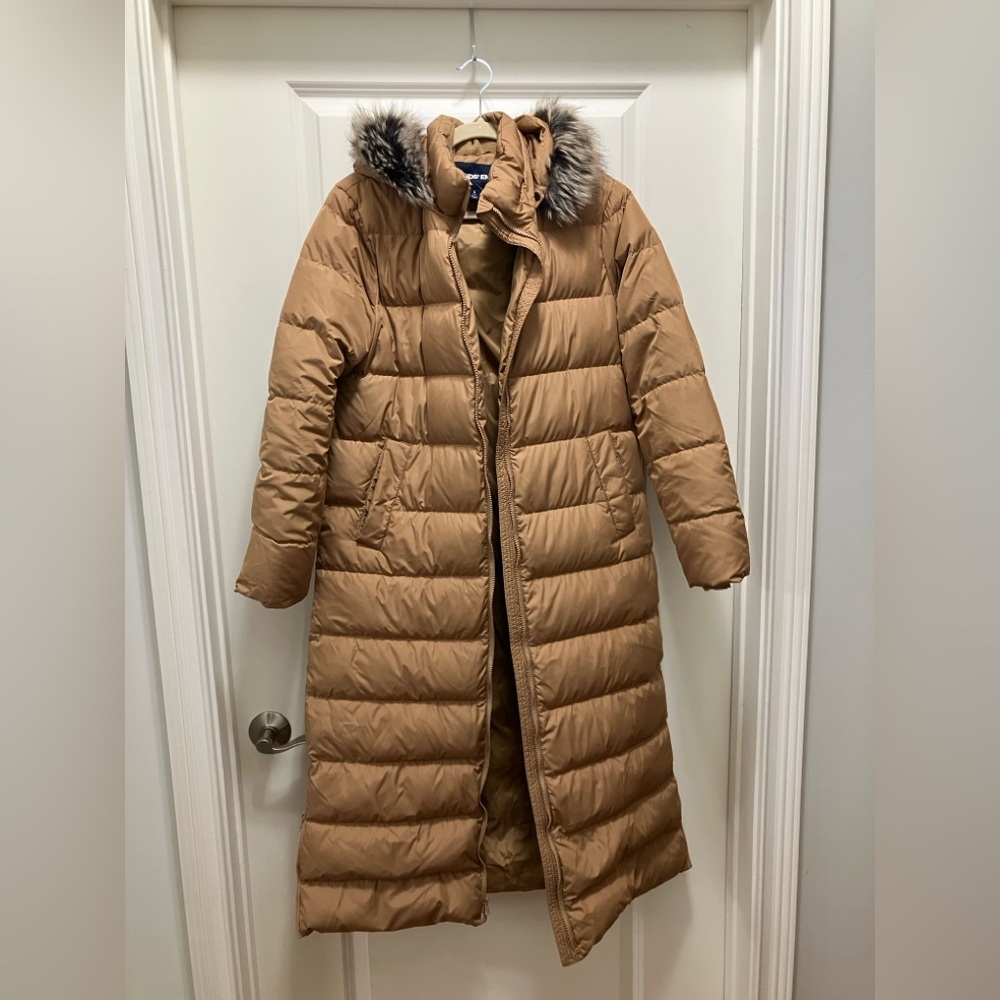 Lands End long down maxi coat